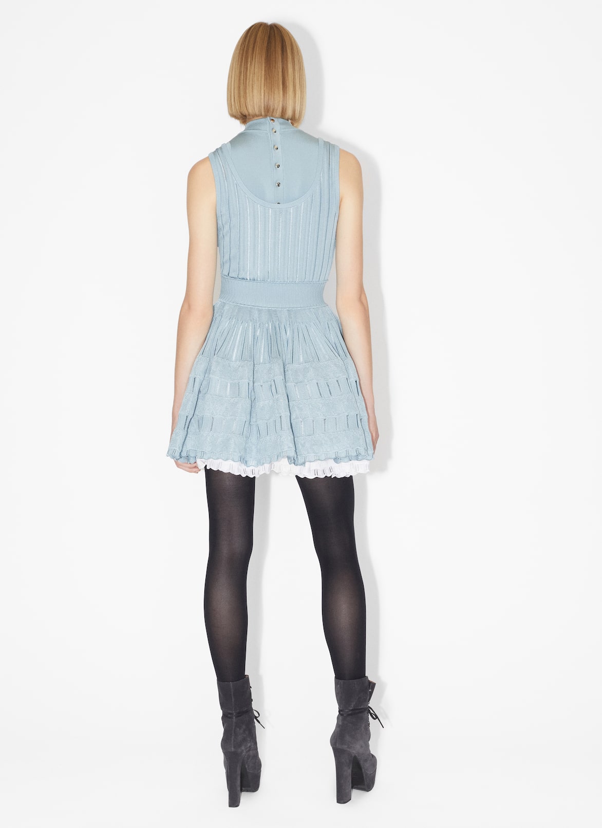 Abito Crinoline lucido ALAÏA ABITO CRINOLINE LUCIDO BLU